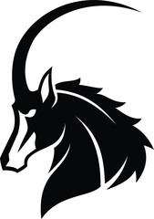 Simple Design of Sable Antelope © DKG1111