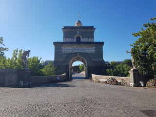 Fototapeta na wymiar Roma,Ponte Milvio
