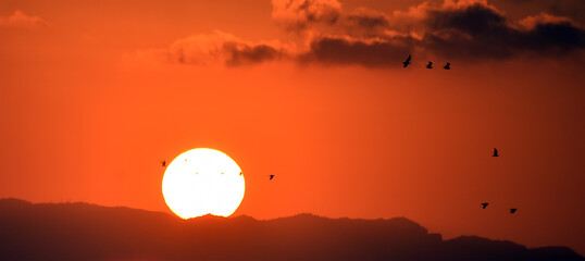 bonito atardecer