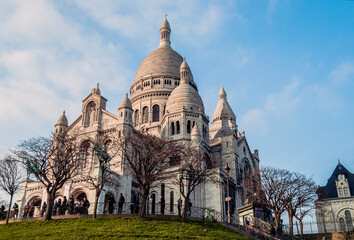 Fototapeta na wymiar Sacré-Cœur Basilica, Paris France.