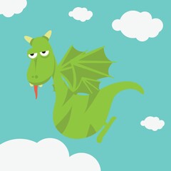 dragon flying