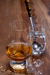 Scotch single malt and blended whisky tasting on distillery in Scotland