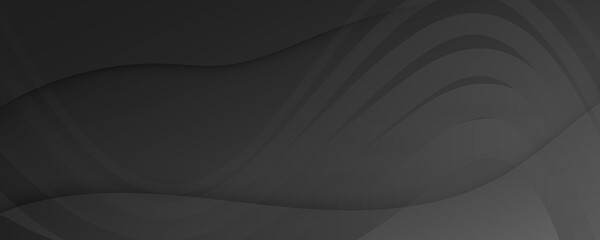 Black Digital Background. Fluid Abstract Layout. 