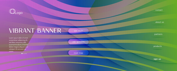 Flow Geometric Abstract. Curve Futuristic Shapes 