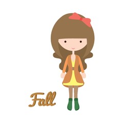 girl's fashion in fall