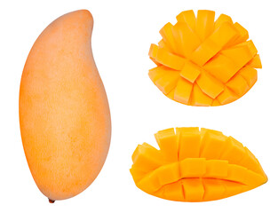 Sweet Mango fruit isolated on white background