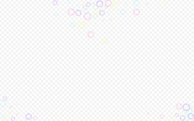 Colored Round Sphere Liquid Transparent 