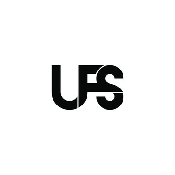 ufs letter original monogram logo design
