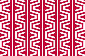 Red geometric parallel lines pattern