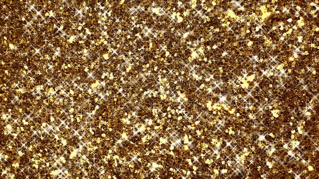 Sparkling golden glitter shiny brilliant background	
