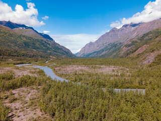 Eagle River making its way North West
