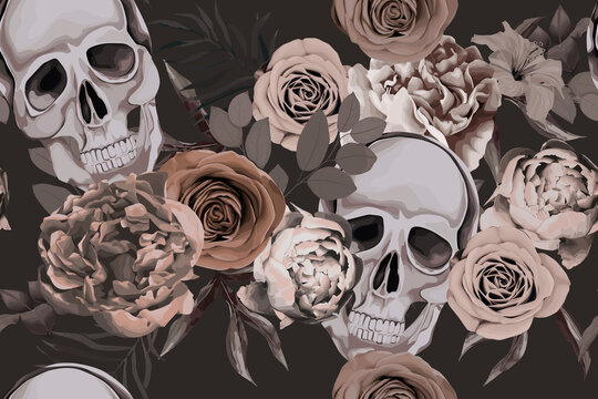 Gothic Skull Wallpaper Images – Browse 7,905 Stock Photos, Vectors, and  Video | Adobe Stock
