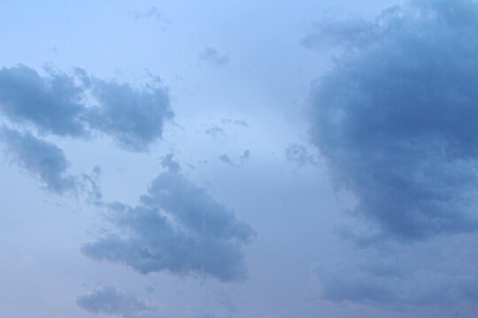 Beautiful Rainy season clouds at evening