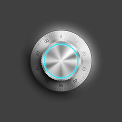 Image steel safe door. Armored box background. Door safe bank vault combination lock. Reliable data protection. Long-term savings. Deposit box safe lock icon. Protection combination information banner