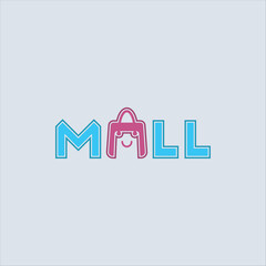 Mall logo, shop logo template design