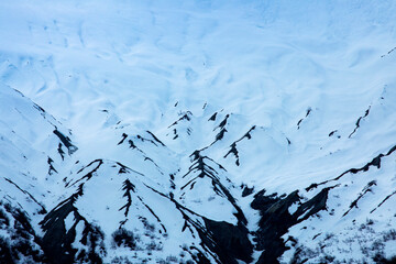 The majestic ice peaks of Glacier Bay National Park, Alaska, USA