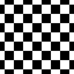 Obraz premium vector black white seamless pattern Chess board