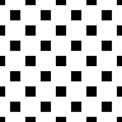 vector black white seamless pattern square, quadratic