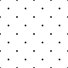 vector black white seamless pattern polka dot
