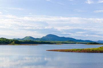 Fototapeta na wymiar lake in the mountains of thailand