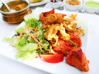 Indian food chicken Tikka Grill Flavor