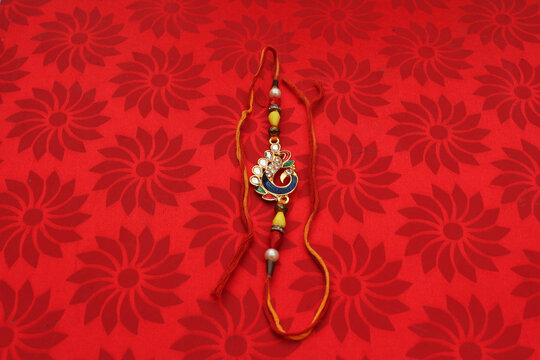 Rakhi the bandhan sutra tied by sister to her brother in love and for brother to care his sister