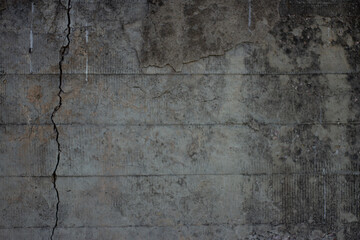 Old dirty gray concrete wall