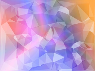 Art colorful of polygon background