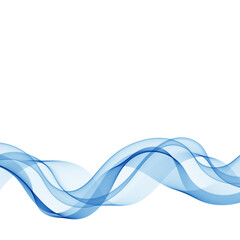 Turquoise wavy lines. abstract illustration. Blue Wave.eps 10