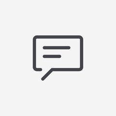 Speech bubble icon. Chat symbol modern, simple, vector, icon for website design, mobile app, ui. Vector Illustration