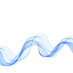 Abstract vector background with smooth color wave. Smoke wavy lines.eps 10