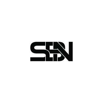sbn letter original monogram logo design