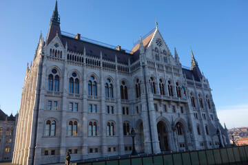 Kossuth Lajos square, Hungarian Parliament building, Budapest, Hungary