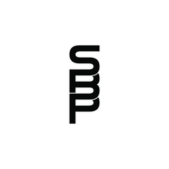 sbp letter original monogram logo design
