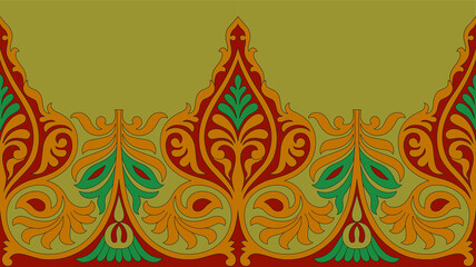 abstract floral background with flowers