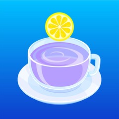 バタフライピーのイラスト