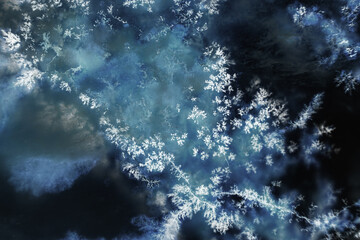 Fototapeta premium Chalcedony with Crystals Dendrite