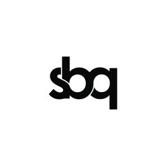 sbq letter original monogram logo design