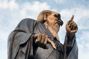 laozi statue qingdao china