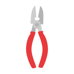 pliers tool construction, on white background vector illustration design
