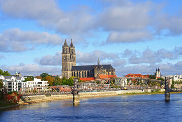 Magdeburg an der Elbe mit Dom