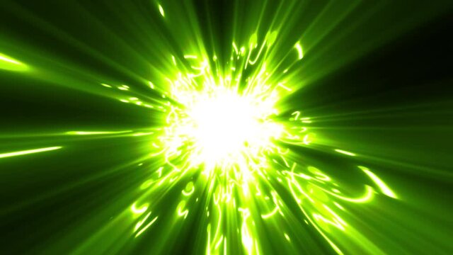 Cartoon Comic Action Shining Electricity And Energy Effect/ 4k animation of comic and manga electric patterns shining and sparkling