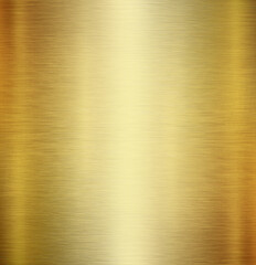 Gold polished metal texture, steel background