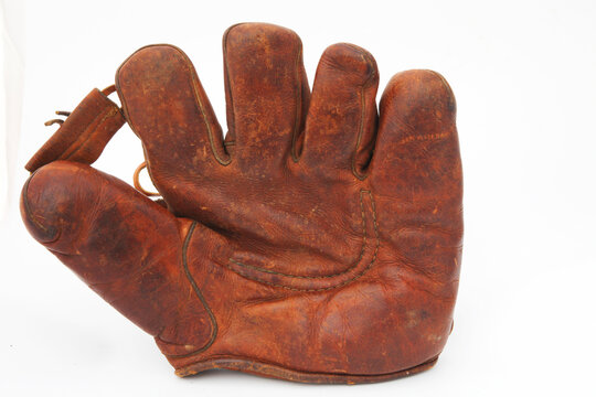 Old Leather Baseball Glove