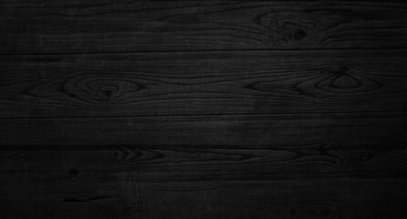 Black wood texture background with natural pattern