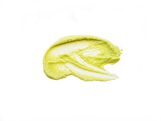 Wasabi sharp spice on a white background.