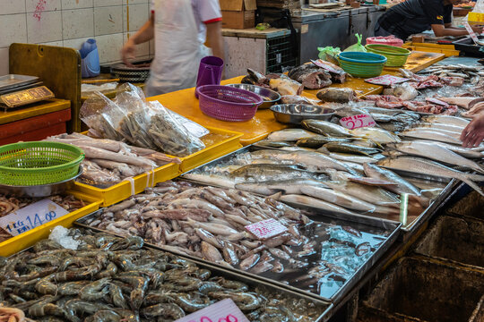 Covered market in Petra Jaya, Kuching