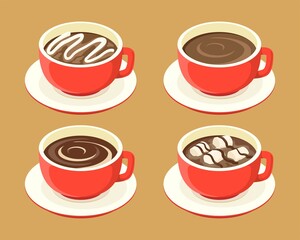 コーヒーシリーズイラストセット