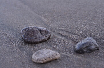 stones on the sand