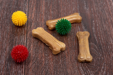Accessories for Pets. Toys and treats for dogs